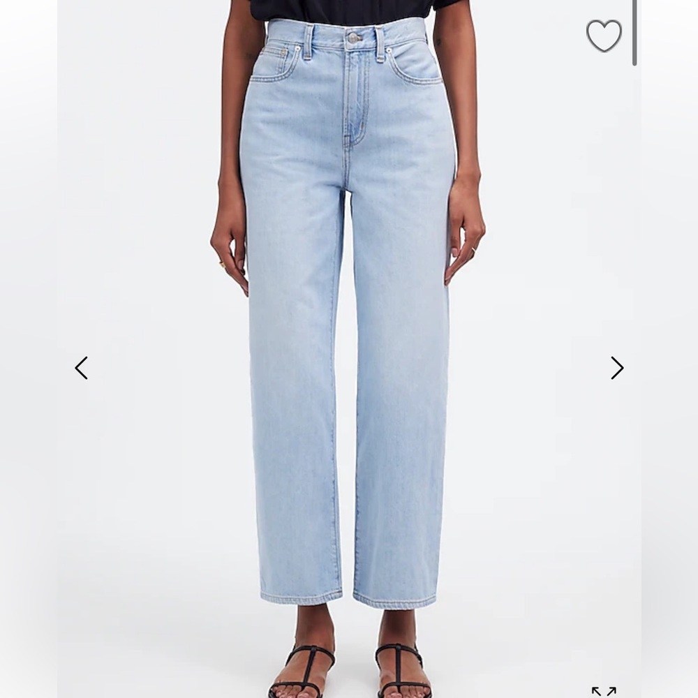 Madewell The Perfect Vintage Wide-Leg Crop Jean in Fitzgerald Wash